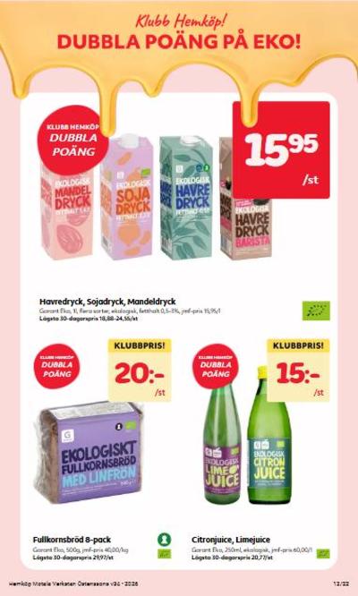 Hemköp reklamblad i vecka 34 sida 12