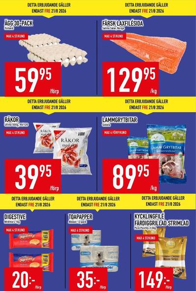 MatDax reklamblad i vecka 34 sida 4