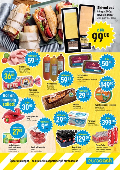 Eurocash reklamblad i vecka 35 sida 2