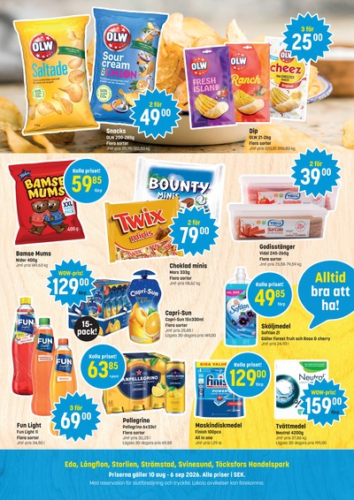 Eurocash reklamblad i vecka 35 sida 4