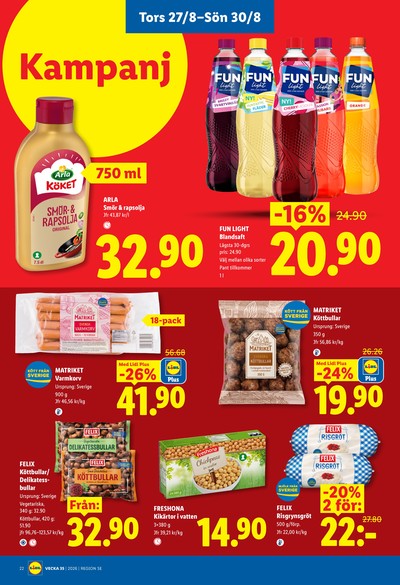 Lidl reklamblad i vecka 35 sida 25