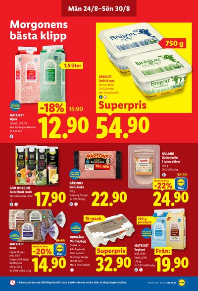 Lidl reklamblad i vecka 35 sida 5