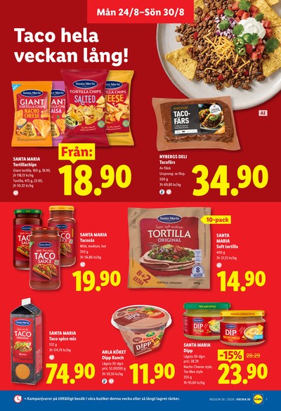 Lidl reklamblad i vecka 35 sida 7