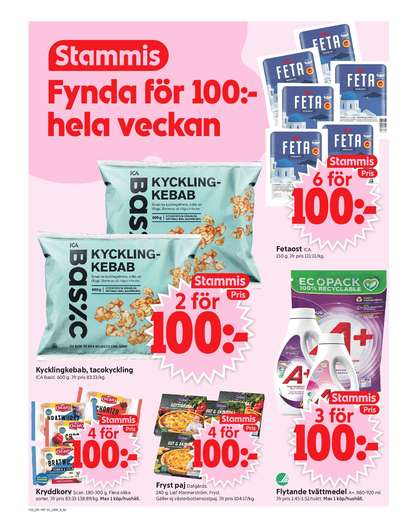 ICA Supermarket reklamblad i vecka 35 sida 2