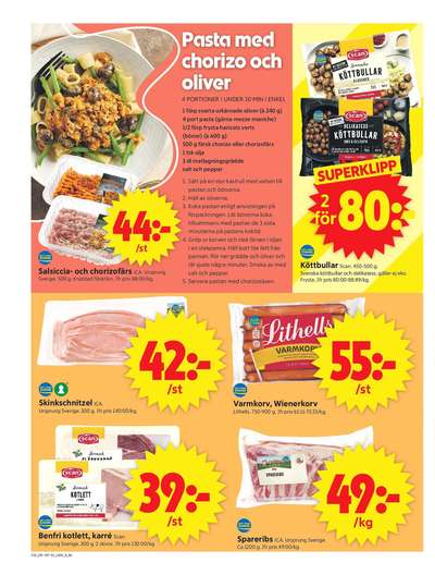 ICA Supermarket reklamblad i vecka 35 sida 8