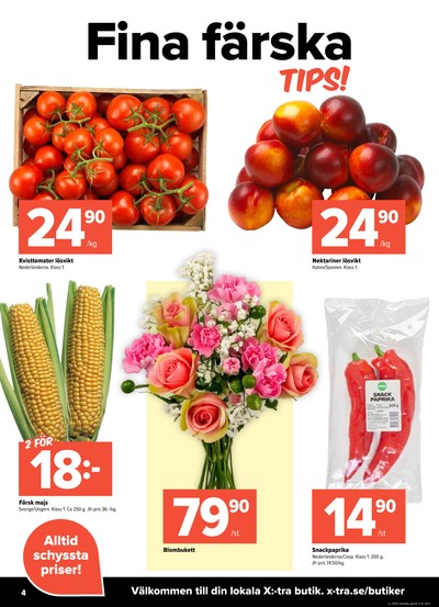 X:-tra reklamblad i vecka 35 sida 4