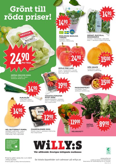 WILLY:S reklamblad i vecka 35 sida 12