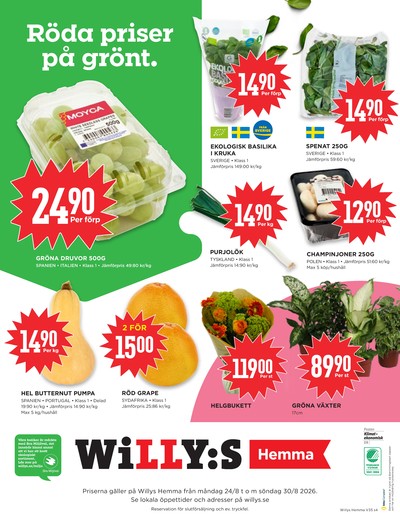 WILLY:S hemma reklamblad i vecka 35 sida 4