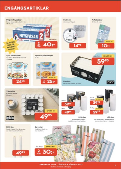 Bo Ohlsson reklamblad i vecka 35 sida 11