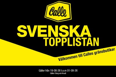 Calle reklamblad i vecka 35 sida 1