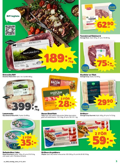 Coop reklamblad i vecka 35 sida 3