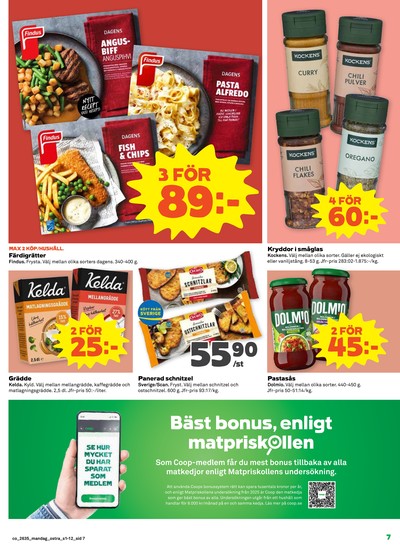 Coop reklamblad i vecka 35 sida 7