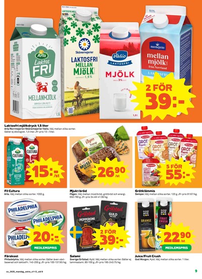 Coop reklamblad i vecka 35 sida 9