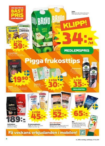 Stora Coop reklamblad i vecka 35 sida 8