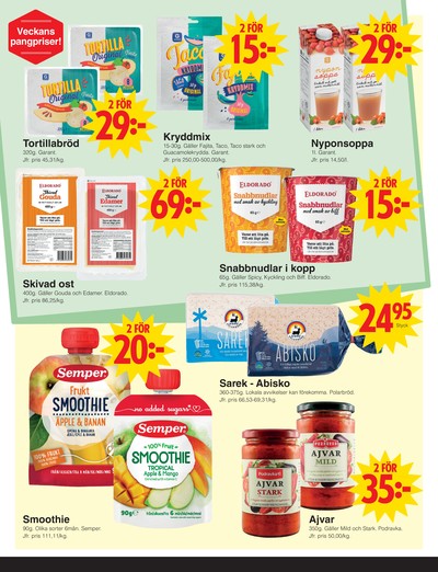 Matöppet reklamblad i vecka 35 sida 2