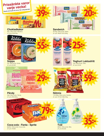 Matöppet reklamblad i vecka 35 sida 3