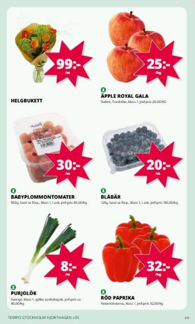 Tempo reklamblad i vecka 35 sida 2