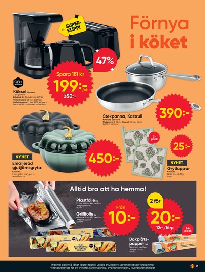 Dollarstore reklamblad i vecka 35 sida 13
