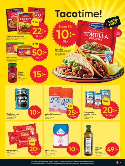 Dollarstore reklamblad i vecka 35 sida 3