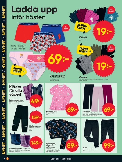 Dollarstore reklamblad i vecka 35 sida 6