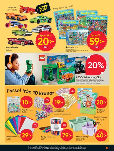 Dollarstore reklamblad i vecka 35 sida 7