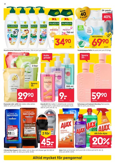 Rusta reklamblad i vecka 35 sida 12