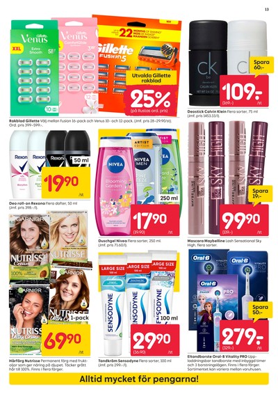 Rusta reklamblad i vecka 35 sida 13