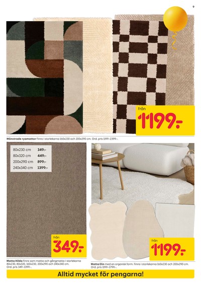 Rusta reklamblad i vecka 35 sida 9
