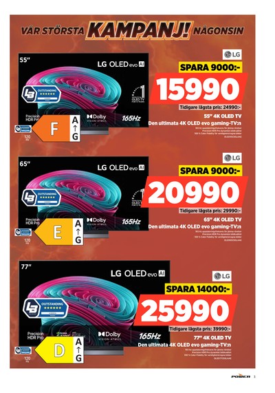 Power reklamblad i vecka 35 sida 3