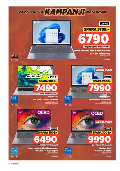Power reklamblad i vecka 35 sida 26