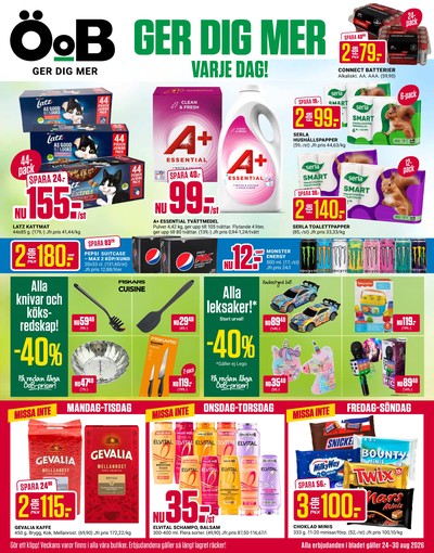 ÖoB reklamblad i vecka 35 sida 1