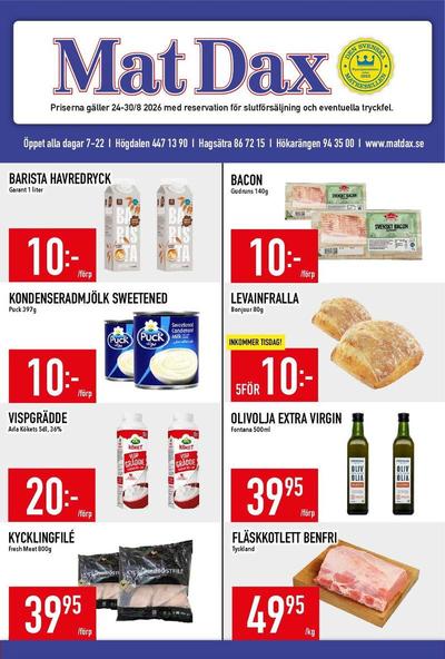 MatDax reklamblad i vecka 35 sida 1