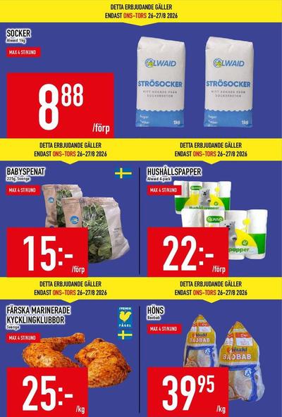 MatDax reklamblad i vecka 35 sida 3