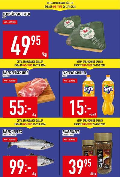 MatDax reklamblad i vecka 35 sida 4