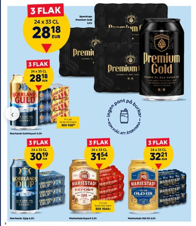 Scandlines Border Shop reklamblad i vecka 36 sida 2