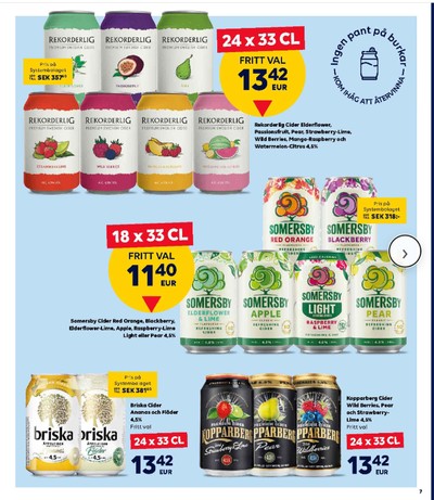 Scandlines Border Shop reklamblad i vecka 36 sida 7