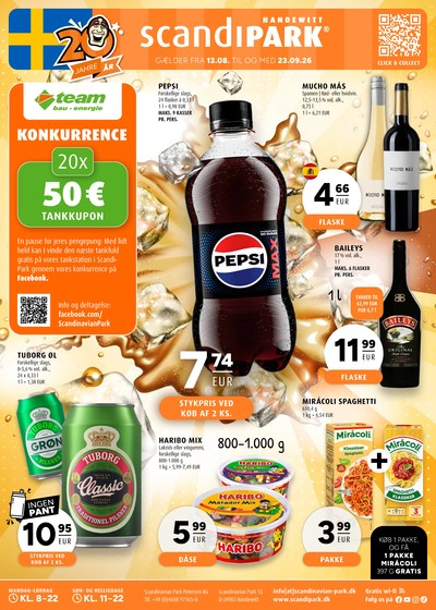 Scandinavian Park reklamblad i vecka 36 sida 1