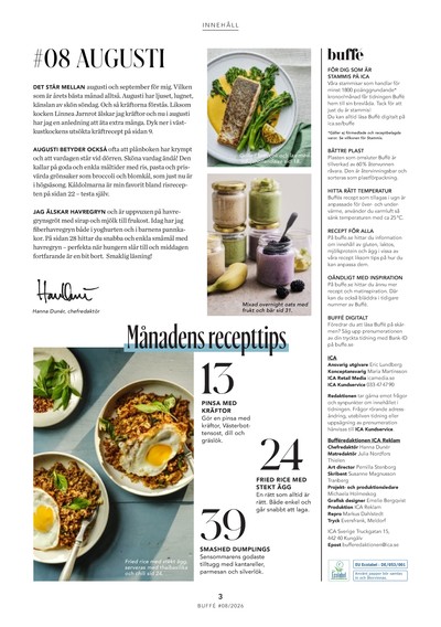 ICA Buffé reklamblad i vecka 36 sida 3