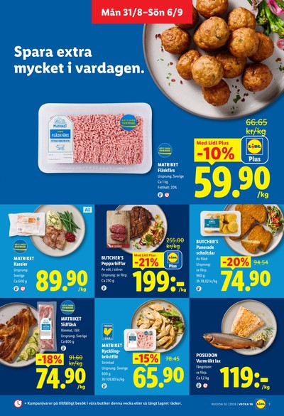 Lidl reklamblad i vecka 36 sida 3