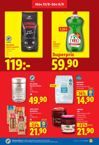 Lidl reklamblad i vecka 36 sida 7