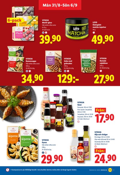 Lidl reklamblad i vecka 36 sida 9