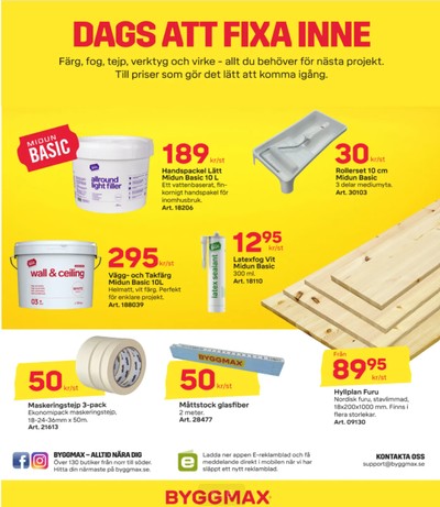 ByggMax reklamblad i vecka 36 sida 6