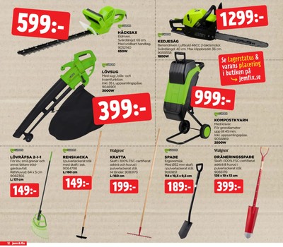 Jem & Fix reklamblad i vecka 36 sida 12