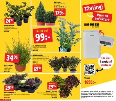 Jem & Fix reklamblad i vecka 36 sida 14
