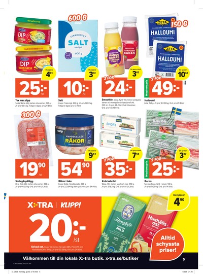 X:-tra reklamblad i vecka 36 sida 5