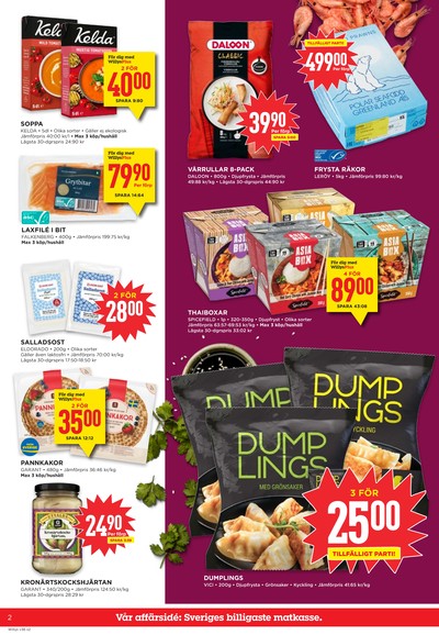 WILLY:S reklamblad i vecka 36 sida 2