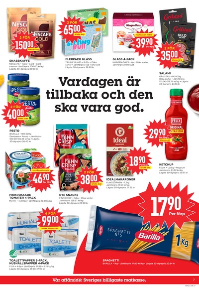 WILLY:S reklamblad i vecka 36 sida 7