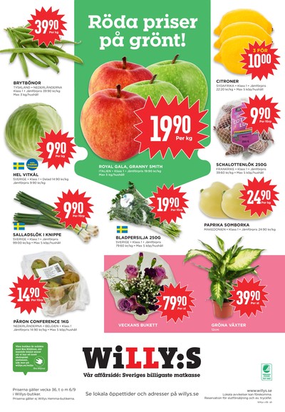 WILLY:S reklamblad i vecka 36 sida 8