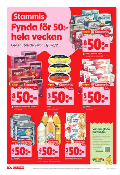 ICA Kvantum reklamblad i vecka 36 sida 2
