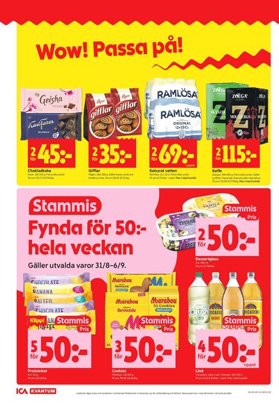 ICA Kvantum reklamblad i vecka 36 sida 8